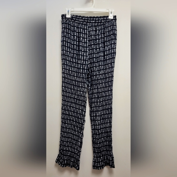 Vintage flower-pot designed wild pants from Impression of California. - Picture 1 of 7